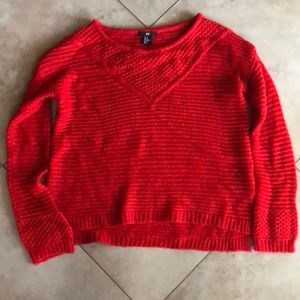 H&M red sweater NWOT
